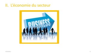 II. L’économie du secteur
9/15/2013 9
 