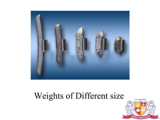 Weights of Different size
 