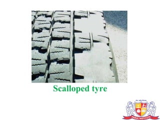 Scalloped tyre
 