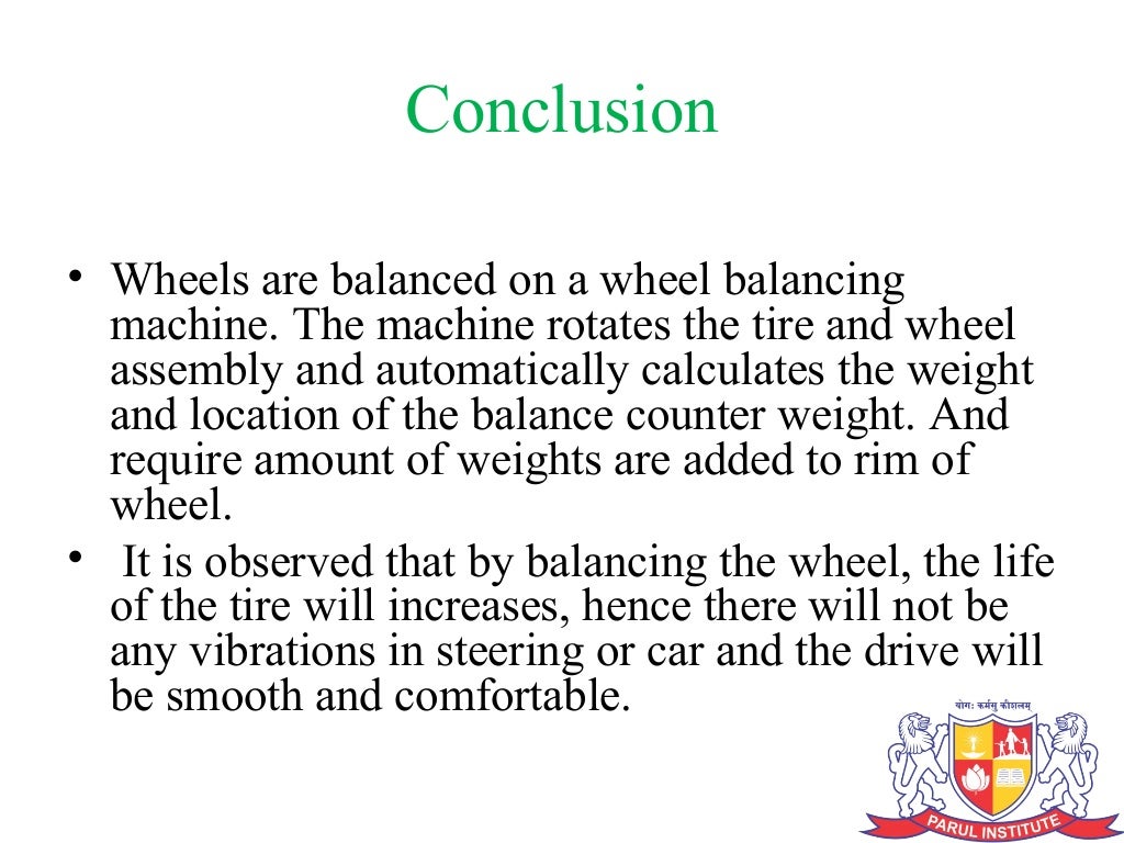 Wheel Balancing