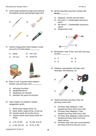 Alatan Rbt PPT 15 RBT T5 | DOCX
