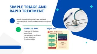 Start Rpm Triage Pembahasan tentang triage bencana dan inhospital | PPTX