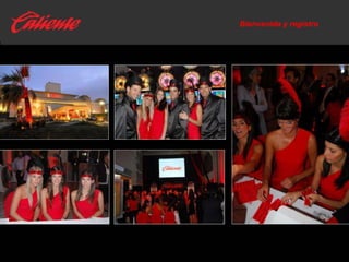 Bienvenida y registro 