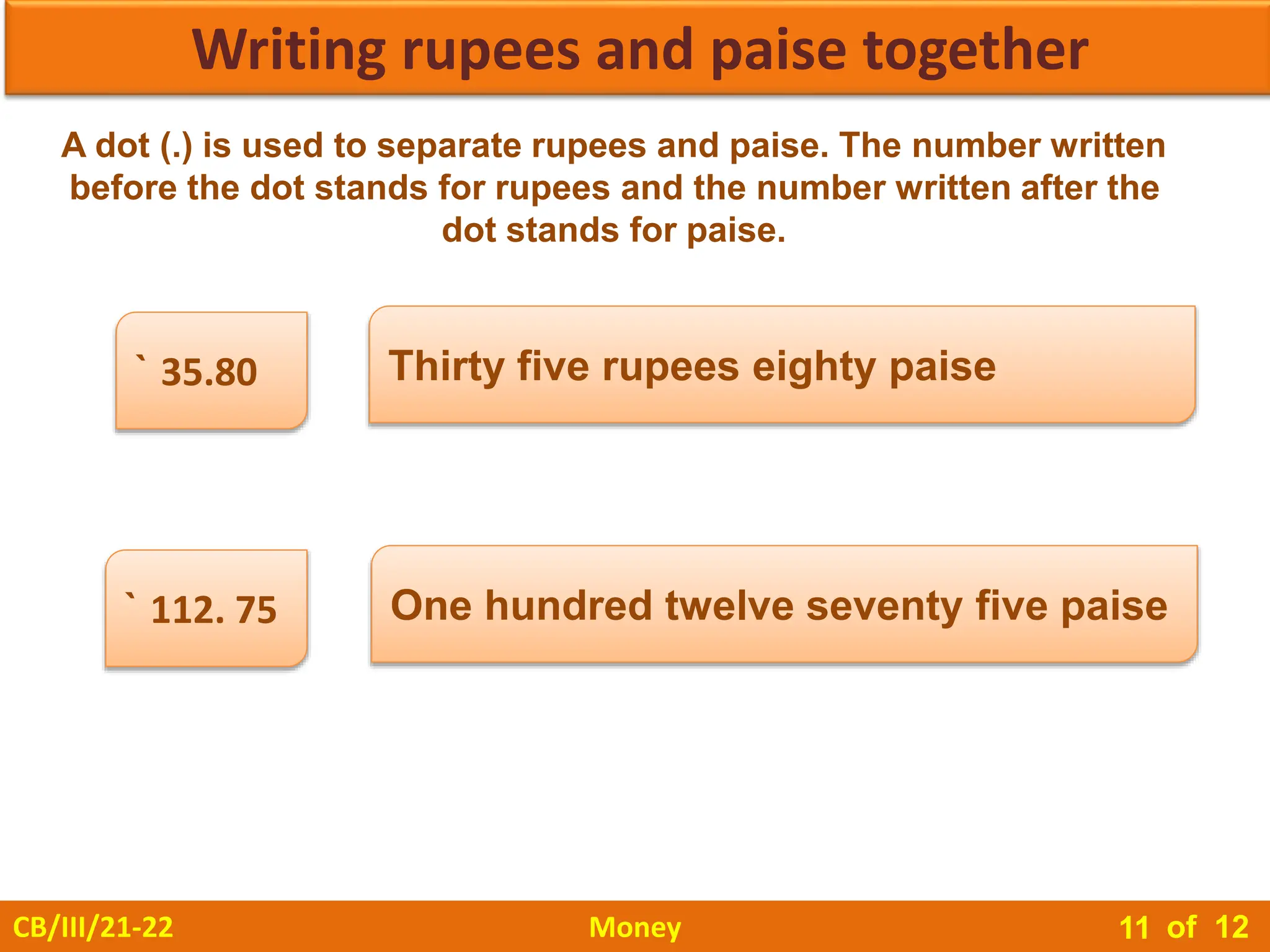 PPT 1_CB_III_Math_Money.pptx The Importance and Evolution of Money | PPTX