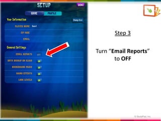 Splash Math - Unsubscribe from Email Reports | PPTX