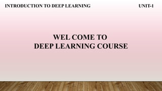 PPT 1 Introduction to Artificial neural neural network Types of ...