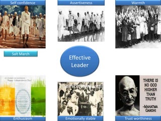 Mahatma Gandhi Life story relating to Leadership | PPTX