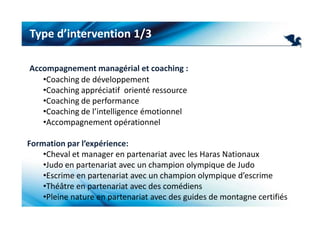  Une ligne managériale,