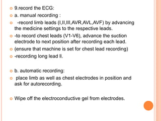 Ppt recording on ecocardiogram | PPTX