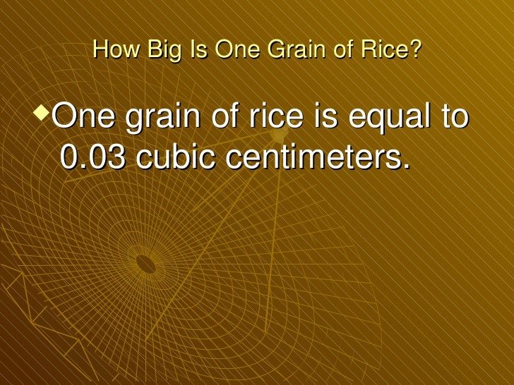 How Many Grains of Rice Does it Take to Fill up One Billion Empire St…