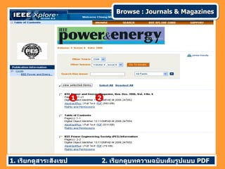 Browse : Journals & Magazines




                       1   2




1. เรียกดูสาระสังเขป           2. เรียกดูบทความฉบับเต็มรูปแบบ PDF
 
