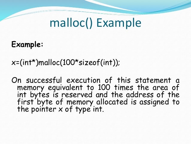 Use Of Malloc In Embedded C : Why are you not supposed to use malloc ...