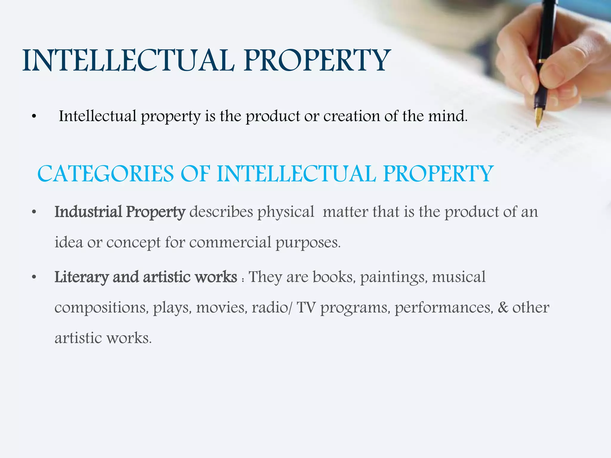 Intellectual property rights | PPTX