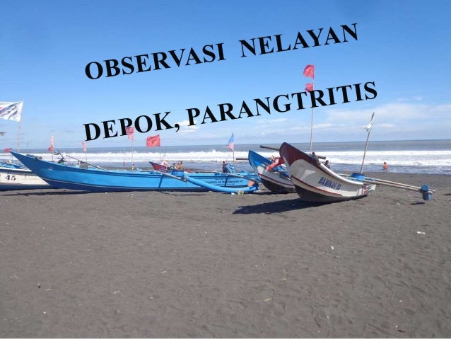 Observasi Kehidupan Nelayan Pantai Depok Yogyakarta