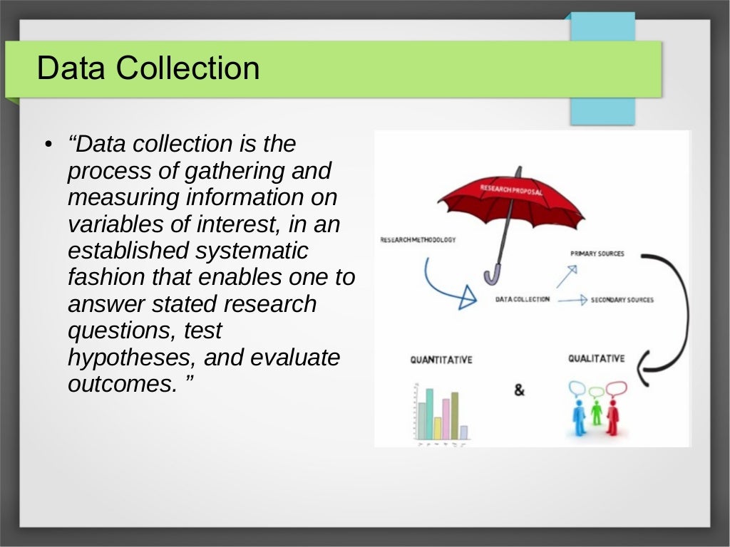 Sampling & data collection Methods