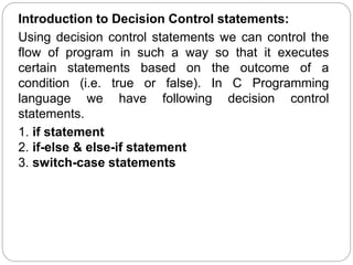 C Programming Unit-2 | PPTX | Programming Languages | Computing
