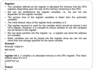 C Programming Unit-2 | PPTX