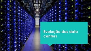 Evolução dos data
centers
 