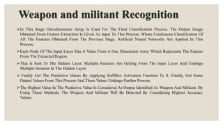 army target detection using machine learning | PPTX