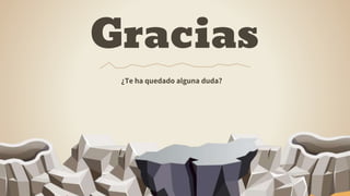 CREDITS: This presentation template was created by Slidesgo, and
includes icons by Flaticon, and infographics & images by Freepik
Gracias
¿Te ha quedado alguna duda?
Please keep this slide for attribution
 