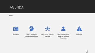 Biometric Recognition using Deep Learning | PPTX