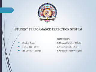 Student Performance Prediction System Using Machine Learning for ...