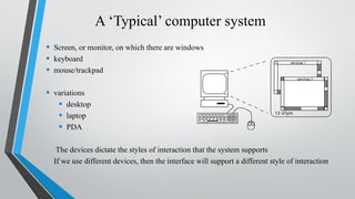 The computer concept in in Human computer Interaction | PPTX