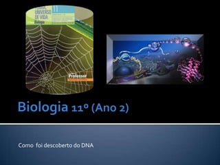 Biologia 11º (Ano 2) Como  foi descoberto do DNA 
