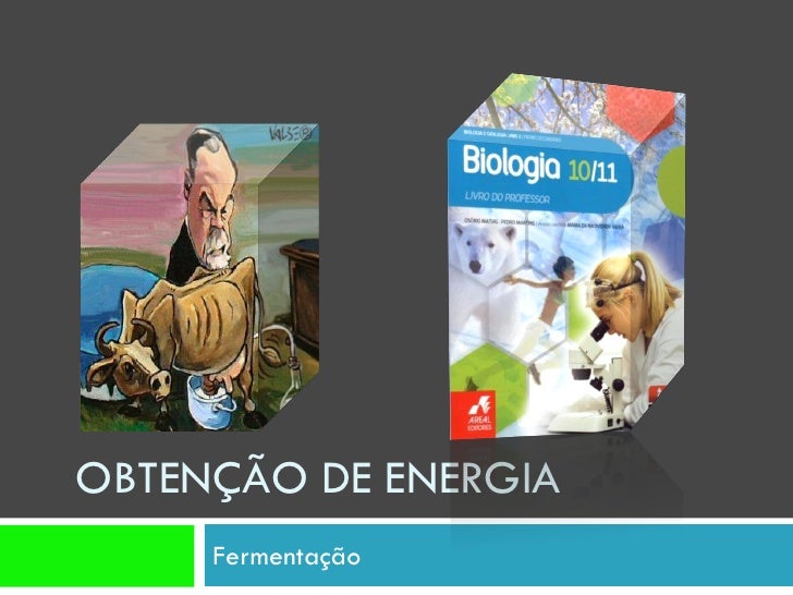 OBTENÇÃO DE ENERGIA
     Fermentação
 