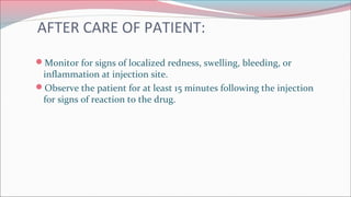 INTRAMUSCULAR INJECTION | PPT