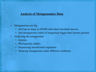 PROKARYOTIC TRANSCRIPTOMICS AND METAGENOMICS | PPT