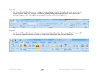 Ppt 2007 tutorial complete | PPTX