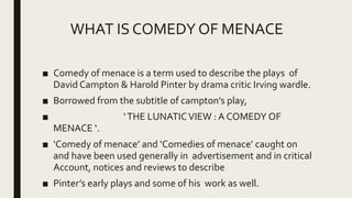 menace meaning and definition
