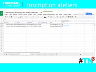 Inscription ateliers
 