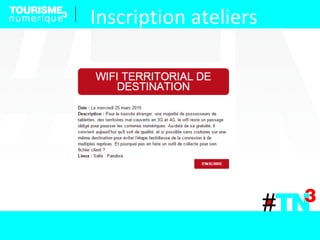 Inscription ateliers
 