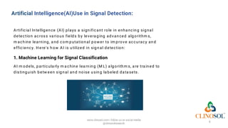 The Role of Artificial Intelligence in Signal Detection and Risk ...