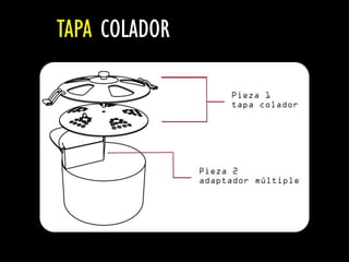 TAPA COLADOR
 