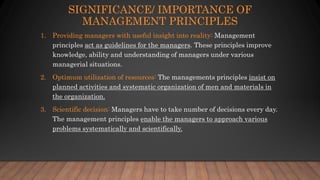 Management Principles Inage Principles of Management | PPTX