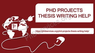 PHD PROJECTS
THESIS WRITING HELP
https://phdservices.org/phd-projects-thesis-writing-help/
 