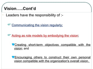 Chapter two - Business Vision and Mission Statements | PPT