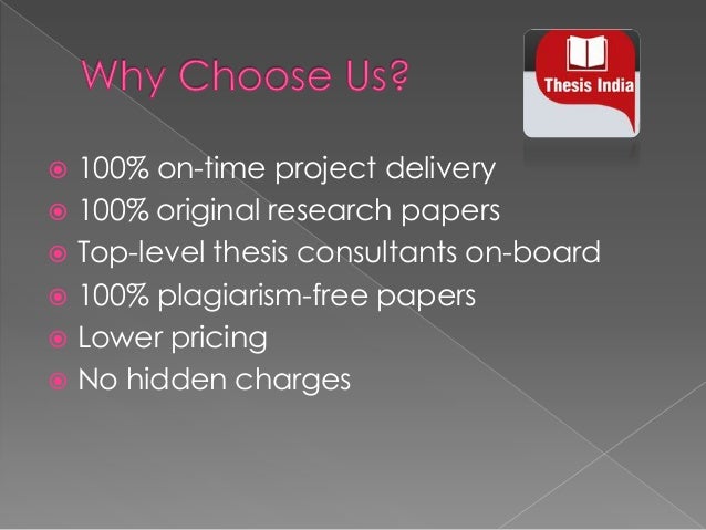 Master's dissertation india image