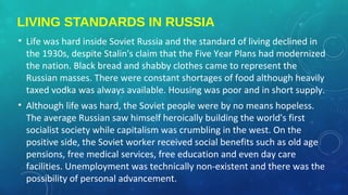 CAMBRIDGE A2 HISTORY: TOTALITARIANISM IN STALIN'S RUSSIA | PPT