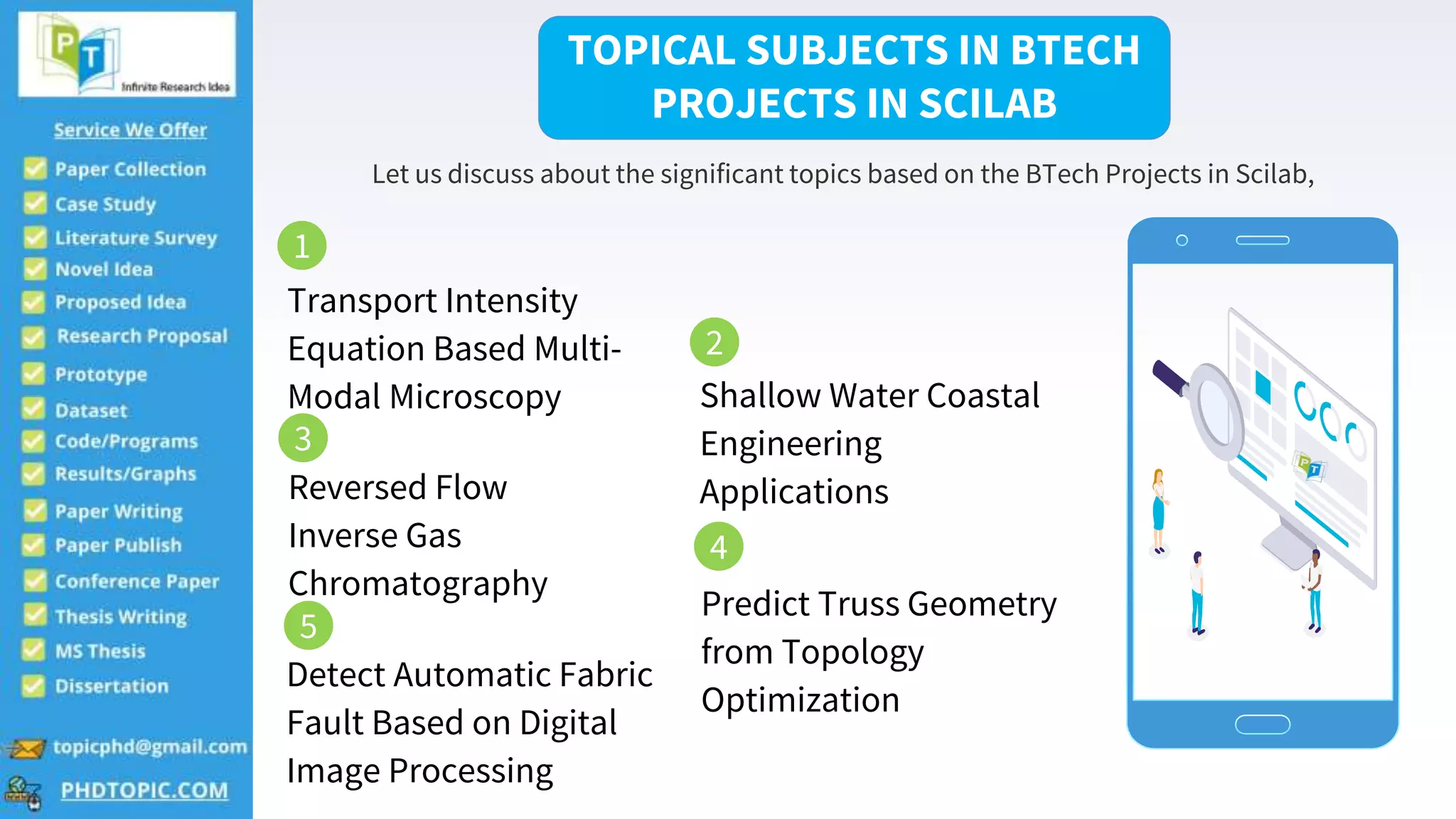BTech Projects in Scilab | PPT
