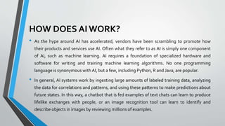 Slide Explaining How Ai Works Artificial Intelligence | PPTX