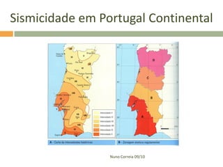 Sismicidade em Portugal Continental




                 Nuno Correia 09/10
 