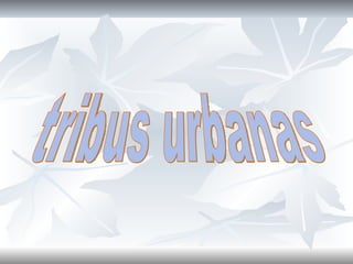 tribus urbanas  