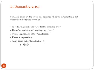 PPT 2 Compiling , Types of Errors.pptx