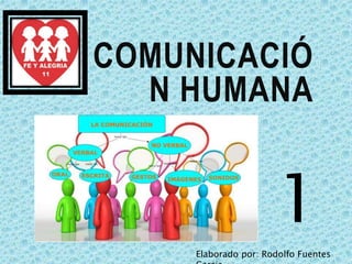 COMUNICACIÓ
N HUMANA
1
Elaborado por: Rodolfo Fuentes
 