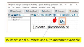 To insert serial number: Use auto increment variable
 