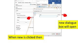 When new is clicked then
new dialogue
box will open
 